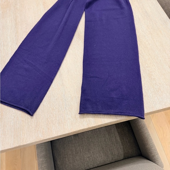 NWT naked cashmere Mackenzie purple sleeveless jumpsuit wide leg sz small $375 - Picture 6 of 7